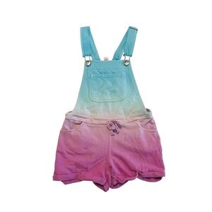 Justice Blue and Purple Gradient Overalls